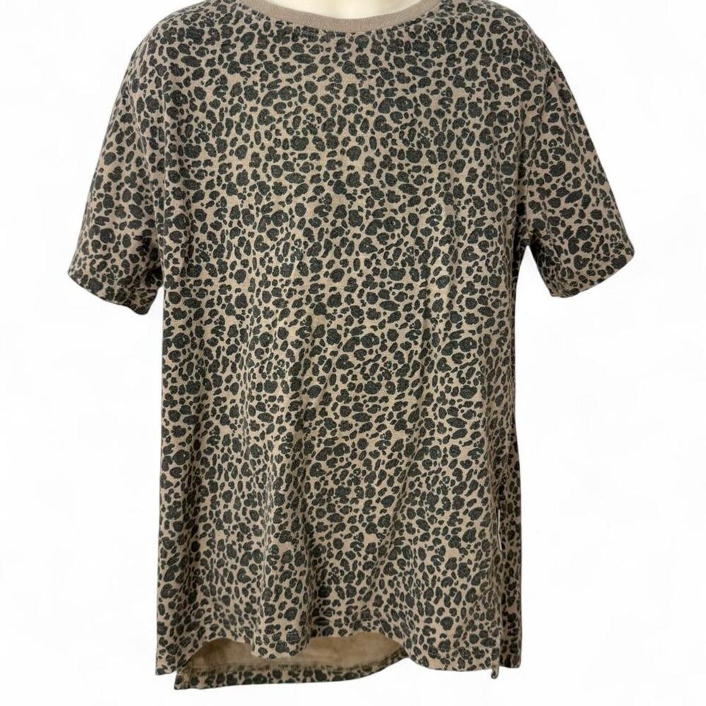 Sometime Soon brand maternity top leopard print